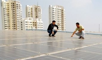 济宁市首家分布式太阳能光伏电站并网