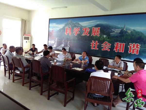 响肠镇召开2016年光伏扶贫项目推进会商会
