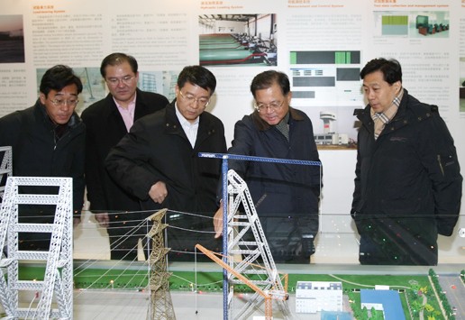 刘怡考察国家电网特高压直流试验基地