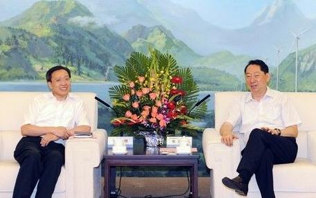 国电集团朱永芃与林念修友好会谈