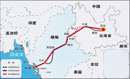 中缅油气管道云南段即将全线开工
