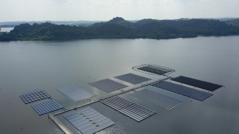 截止9月全球浮式光伏电站装机累计达1.1GW